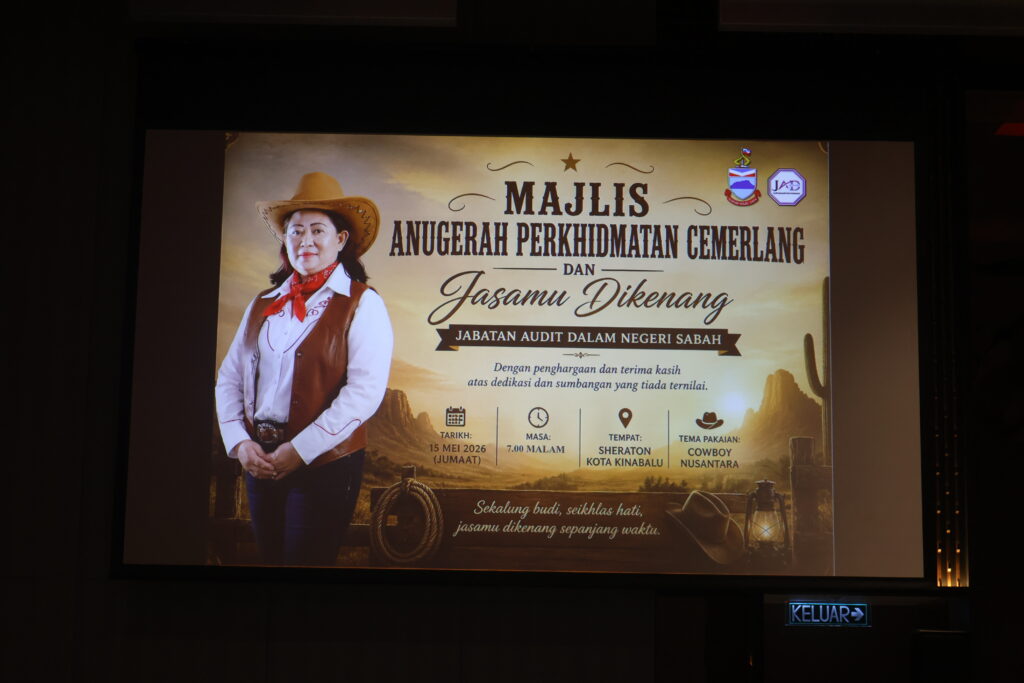 Majlis Anugerah Perkhidmatan Cemerlang Jabatan Audit Dalam Negeri Sabah dan Majlis JasaMu Dikenang bagi Pesara Bagi Tahun 2025
