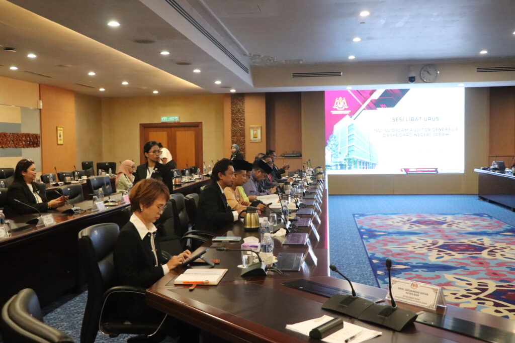SESI LIBAT URUS KETUA AUDIT NEGARA BERSAMA SETIAUSAHA KERAJAAN NEGERI SABAH BERKAITAN ISU-ISU DALAM SISTEM PAPAN PEMUKA DALAM KETUA AUDIT NEGARA (AUDITOR GENERAL’S DASHBOARD – AGD)